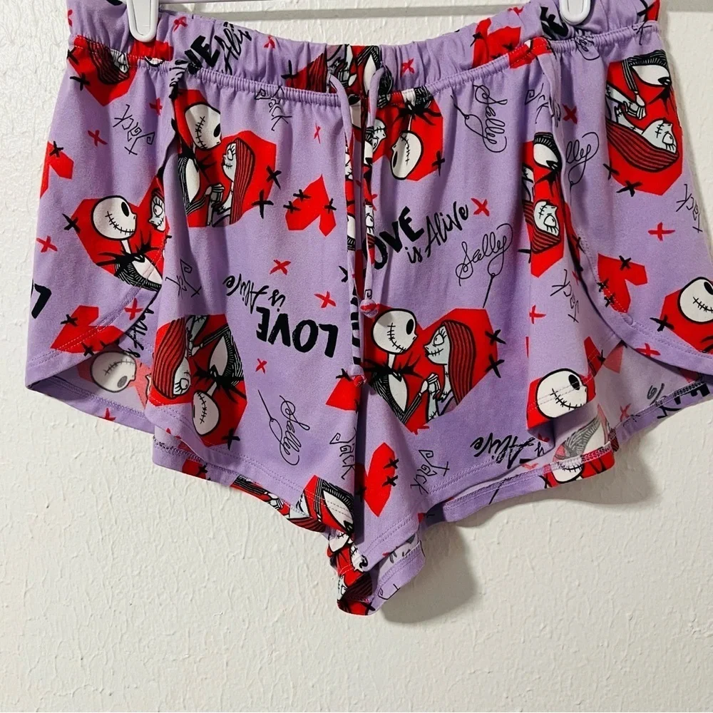 Disney The Nightmare Before Christmas Christmas Womens 2Piece Pajama Set Medium - Picture 6 of 11